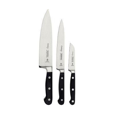 Jogo De Facas Tramontina Century Aço Inox 3 Peças