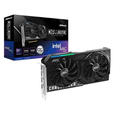 Placa de Vídeo Intel Arc B570 Challenger 10G OC 160 Bits 10GB GDDR6 Preto Asrock
