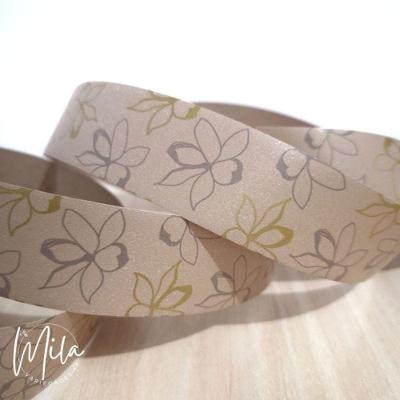 Fita Decorada para Laço Várias Cores Polietileno 32mm X 10 Metros Nude OEM