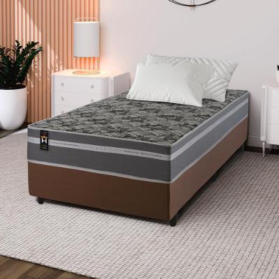 Cama Box Espuma Miami Solteirão 96x203 Marrom King House