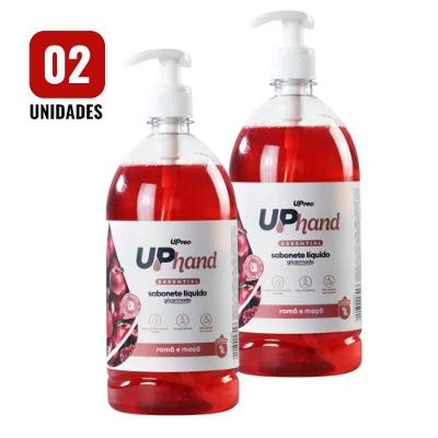 Kit Sabonete Líquido Glicerinado para Mãos Up Hand Romã e Maçã 2x1L Uppro