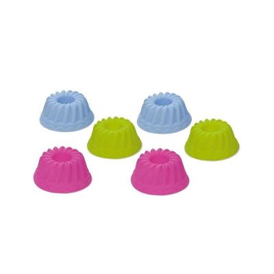 Jogo de Formas para Confeitaria com 6 Peças Silicone Premium Impermeável para Cupcake Mimo Style