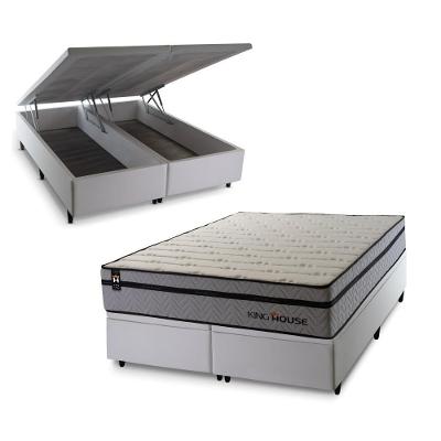 Cama Box Baú Preston com Molas Ensacadas 193x203 King House