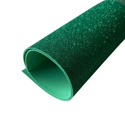 Placa de Eva com Glitter Dubflex em E.v.a. 40cm X 48cm X 1 e 5mm Verde Kit 10 Unidades Oem