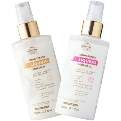 Hidratante Corporal Líquido Linha Parafina Bronzeadora Gold Combo Relaxante e Energizante em Spray