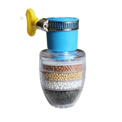 Kit 3 Mini Filtro Purificador de Água OEM para Torneira Sistema de Filtragem Plástico Azul Laranja