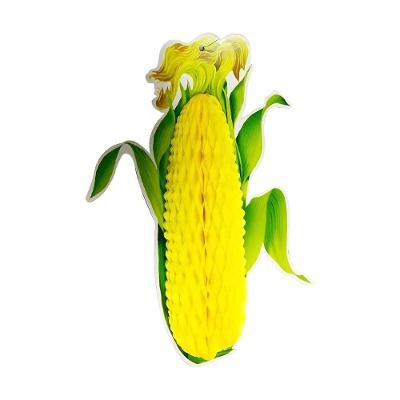 Enfeite Junino Milho em Celulose 25CM 01 Unidade Amarelo Popper