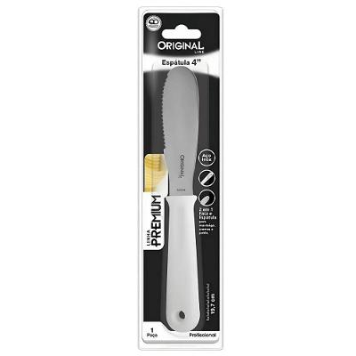 Espátula Premium N4 Inox em Inox com Design Ergonômico para Manusear e Servir Alimentos Inox