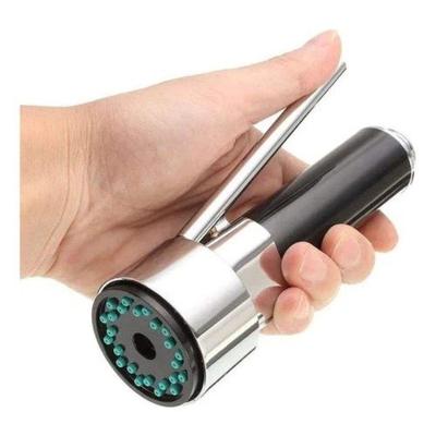 Gatilho para Torneira Monocomando Gourmet com Duchinha Spray Preto Cromado OEM