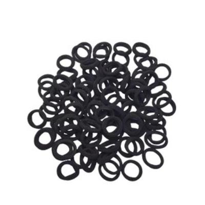 Xuxinha de Cabelo Kit 360 Unidades Infantil e Adulto Elástico de Meia Preto OEM