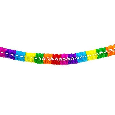 Enfeite Junino Tema Mixcolor em Celulose 2,5 METROS 01 Unidade Popper