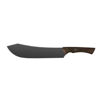 Faca para Carne Churrasco Black em Aço Inox Escurecido com Cabo de Madeira Preto Tramontina