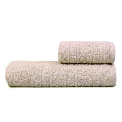 Jogo de Toalha Cosmopolitan 2 Peças 100% Algodão 435g-m² Macio Rosa