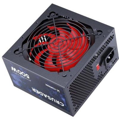 Fonte de Alimentação ATX Gamer Crusader 500W [F002] com Potência Nominal 500W Preto Fortrek