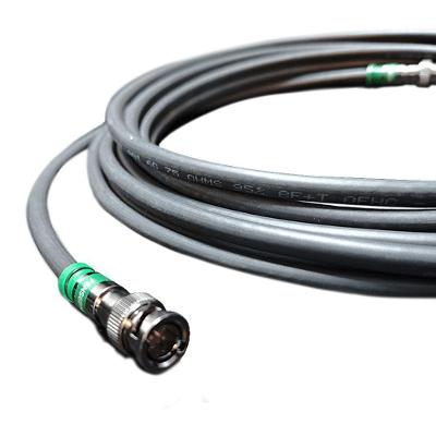 Cabo Sdi Broadcast De 6gb Com Conectores Bnc Rg6 Da Kramer A Prova D’água De 90 Metros