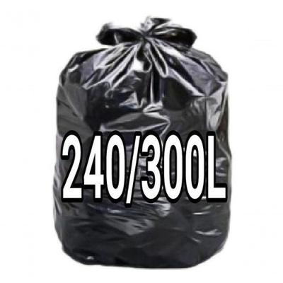 Saco para Lixo Sacos de Lixo 240 300 Litros Super Reforçado Preto 240L 300L 150 un Higipack