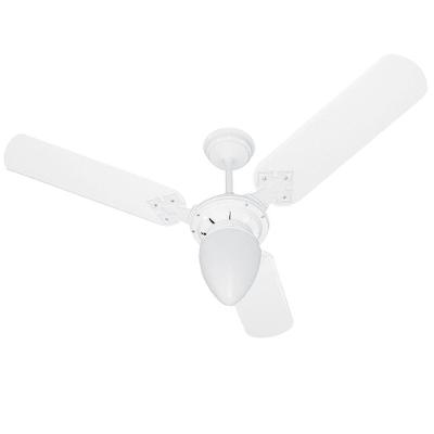 Ventilador De Teto Venti-delta New Delta Light 220v 3 Pás Laqueadas Branco