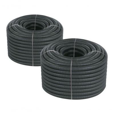 Duto Corrugado 3-4 50m S Guia para Cabos Alta Resistência Mecânica Preto Higipack