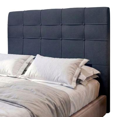 Cabeceira Estofada Para Cama Box Casal Hawai 1,40m Grafite