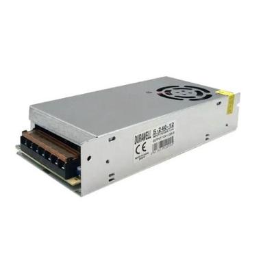 Fonte Chaveada 12V 30A para Pcs Câmeras de Segurança Fitas LED e Som Automotivo Prata OEM