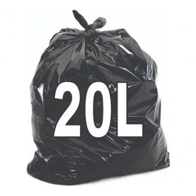 Saco para Lixo 20L Edição Limitada com 100 Unidades Resistente Até 3KG Preto Higipack