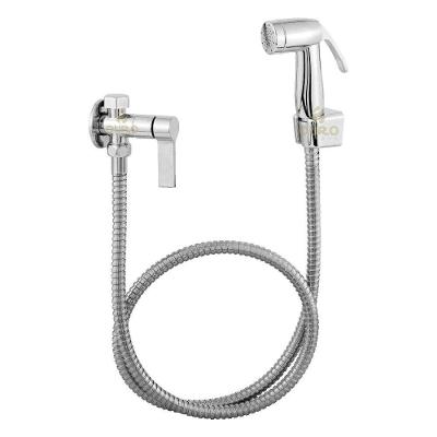 Ducha Higiênica para Caixa Acoplada com Registro de 2 Saídas e Mangueira Flexível Prata OEM
