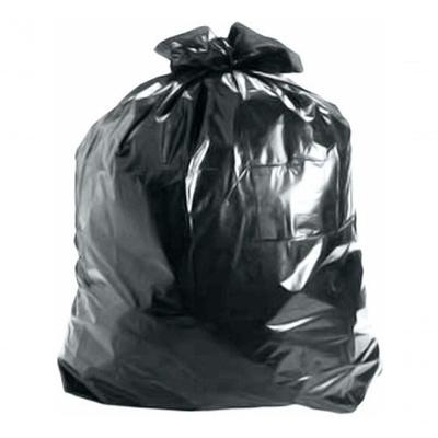 Saco para Lixo 40 Litros Resistente em Polietileno de Baixa Densidade Preto 100 Unidades Higipack