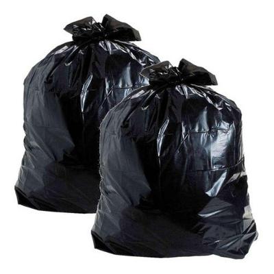Saco para Lixo Saco Lixo 100L Reforçados 100 Unidades Preto Uso Doméstico e Comercial Higipack