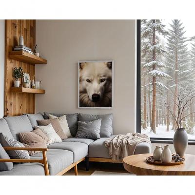 Quadro Decorativo Espírito da Aurora Retangular 50x70CM Moldura Preta