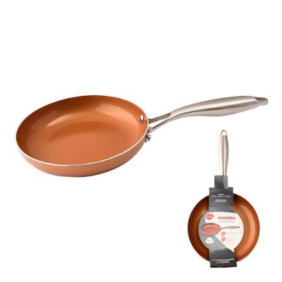 Frigideira Antiaderente Linha Cobre Premium 24CM Alumínio e Aço Inox 1,5L Cobre