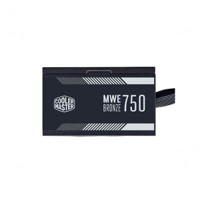 Fonte de Alimentação MWE 750W 80 Plus Bronze V2 com PFC Ativo, Circuito DC-para-DC Preto Cooler
