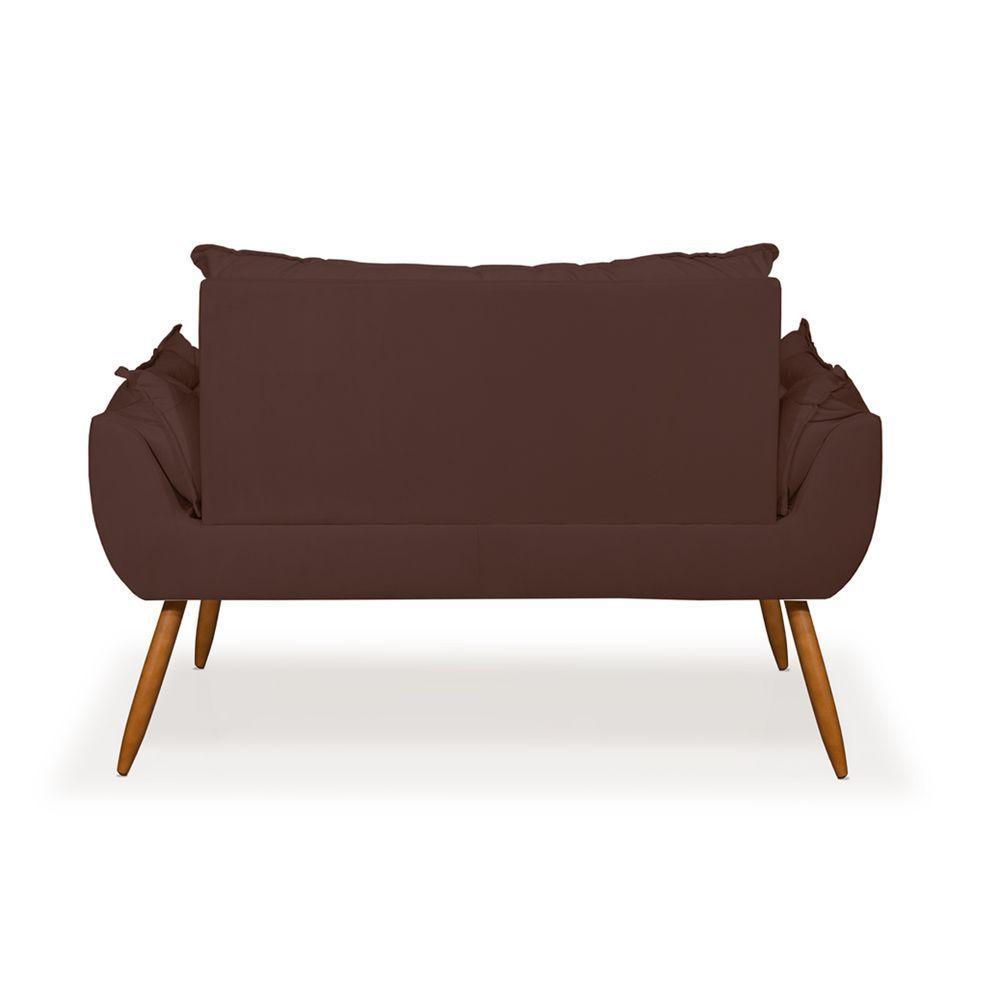 Sofá Namoradeira Opala marrom - 5