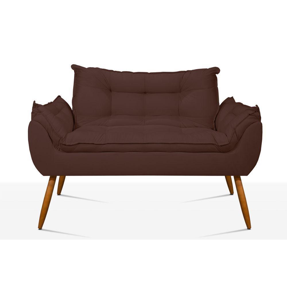 Sofá Namoradeira Opala marrom - 6