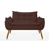Sofá Namoradeira Opala marrom