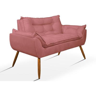 Sofá Namoradeira Opala Rosa