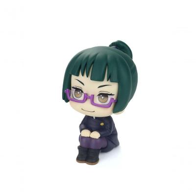 Figura de Coleção Megahouse Lookup Maki Zenin Jujutsu Kaisen em PVC com 10 cm de Altura