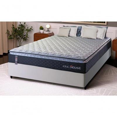Cama Box Casal 138x188 Preto Dakota Espuma D33 King House