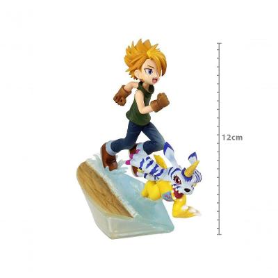 Figura de Coleção Megahouse Digmon Adventure Yamato Ishida e Gabumon em PVC 12CM
