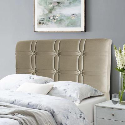 Cabeceira Cama Box Solteiro 98cm Suede Velut Bege - King House