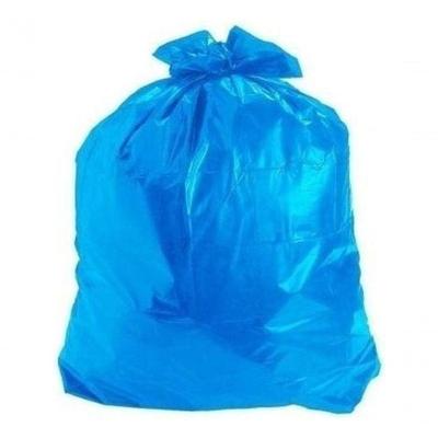 Saco para Lixo Saco Lixo Azul 30L 50 Unidades para Descarte de Resíduos Azul Higipack