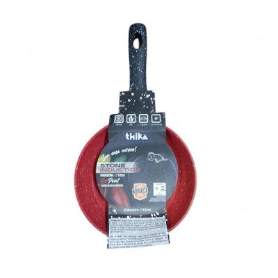 Frigideira Antiaderente Frigideira em Alumínio Multifuncional 18CM Vermelho