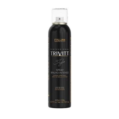 Finalizador Capilar Trivitt Spray de Brilho Intenso 200ML com Brilho e Maciez Itallian Hairtech