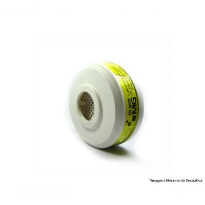 Filtro Químico para Respirador AM-VO + GA Proteção Contra Vapores Orgânicos e Gases Ácidos Plastcor