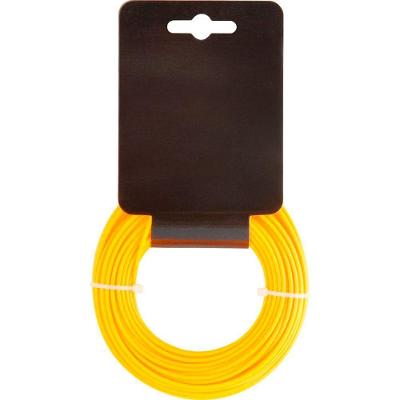 Fio de Nylon para Roçadeira 3MM X 15M Alta Durabilidade Amarelo Premium Colchões