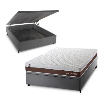 Cama Box Baú Venice 138x188 C/ Molas Ensacadas King House