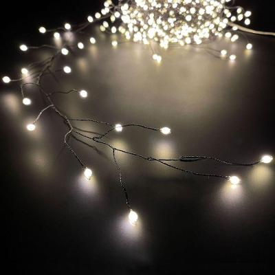 Fio de Luz LED Fada Cordão Festão 3000K 100 Leds para Ambientes Internos Branco Taschibra
