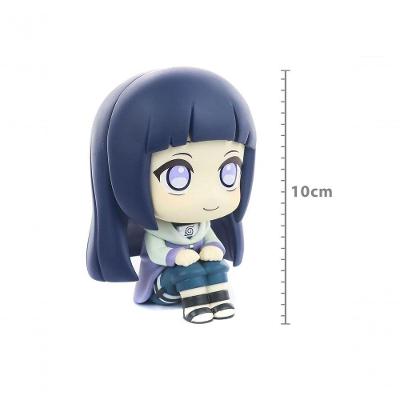 Figura de Coleção Megahouse Lookup Hyuga Hinata Naruto em PVC 10CM com Pescoço Articulado