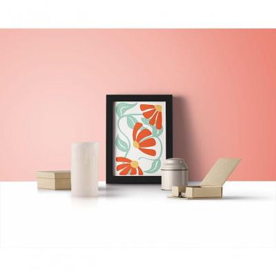 Quadro Decorativo Floresia Retangular 20 X 30 Preto para Decoração Gamer
