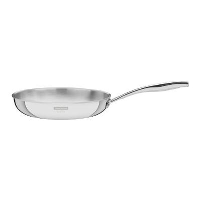 Frigideira Grano em Aço Inox 26CM com Corpo Triplo e Cabo Fixo Inox