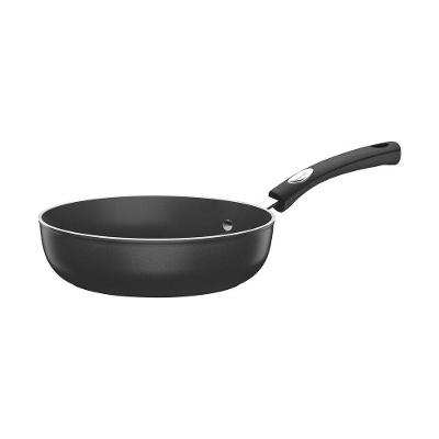 Frigideira Funda Mônaco Induction Antiaderente em Alumínio Preto 24CM 2,7L